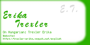 erika trexler business card